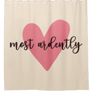 Pride And Prejudice Mr. Darcy - Most Ardently V Shower Curtain