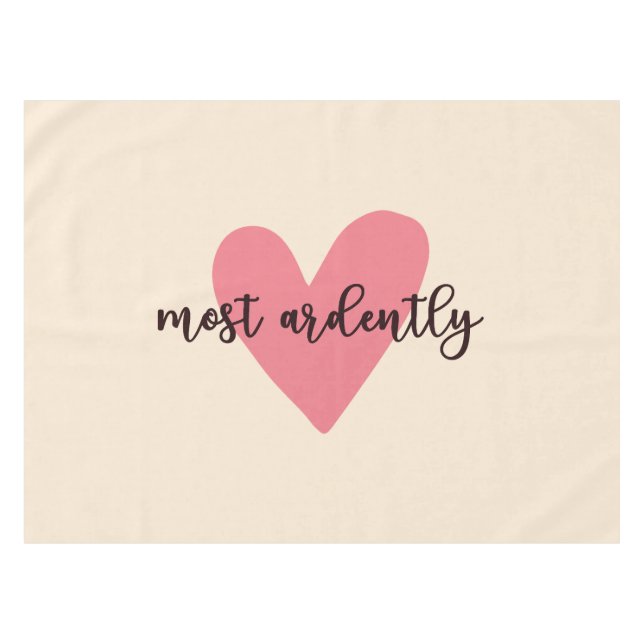 Pride And Prejudice Mr. Darcy - Most Ardently V Tablecloth (Front (Horizontal))