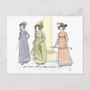Pride and Prejudice - Mrs. Bennet Visits Jane Postcard