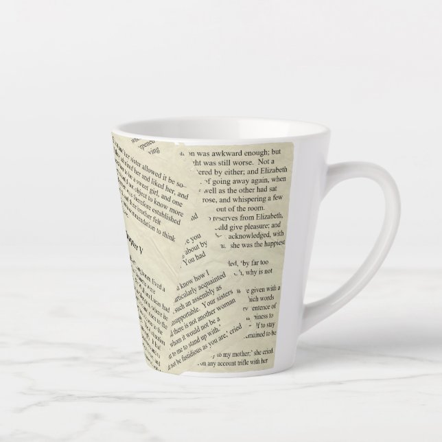 Pride and Prejudice mug (Right)