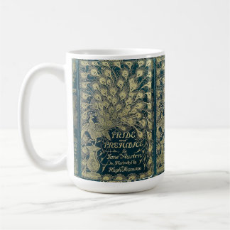 Pride and Prejudice Peacock Cover Coffee Mug