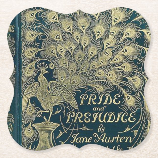 Pride and Prejudice pillow Paper Coaster (Front)