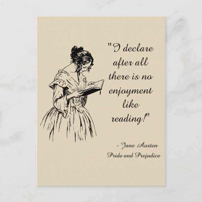 Pride and Prejudice Postcard (Front)