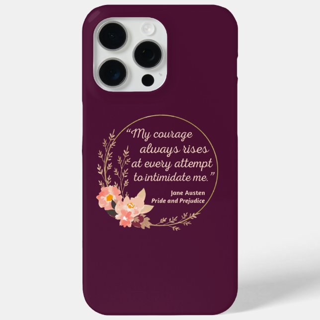 Pride and Prejudice Quote I - Cute Style Case-Mate iPhone Case (Back)