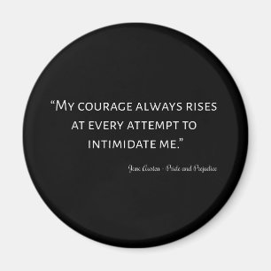 Pride and Prejudice Quote I Magnet