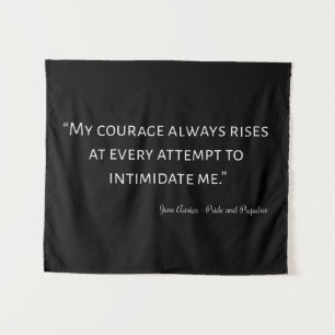 Pride and Prejudice Quote I Tapestry