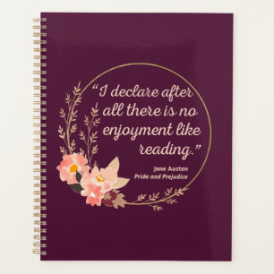 Pride and Prejudice Quote III - Cute Style Planner