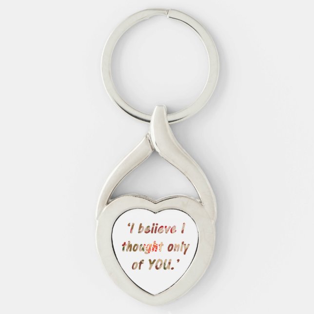 Pride and Prejudice Quote Key Ring (Front)