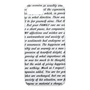 Pride and Prejudice Text Case-Mate iPhone Case