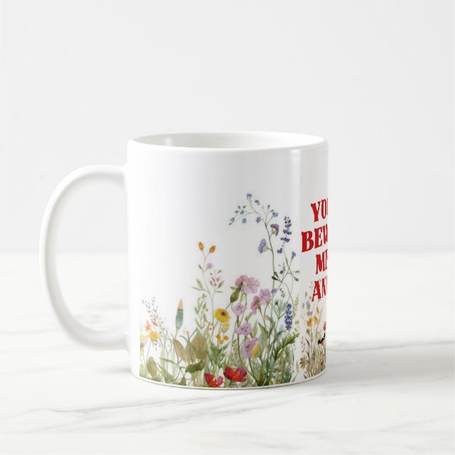 Pride and Prejudice themed romantic mug (Left)