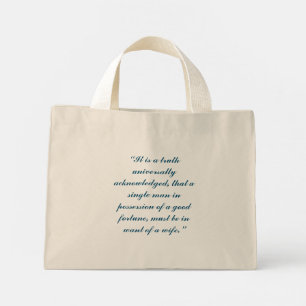 Pride and Prejudice  Tote Bag