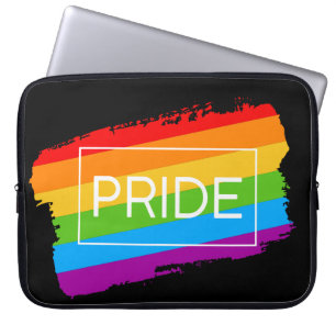 Pride Brushstroke Rainbow Laptop Sleeve