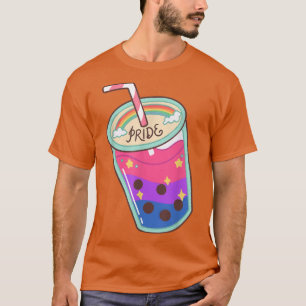 Pride Bubble Tea Boba Tea LGBT Ally Gay Lesbian St T-Shirt