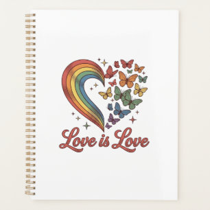 Pride Butterfly Heart Love Is Love Shirt Design_1 Planner