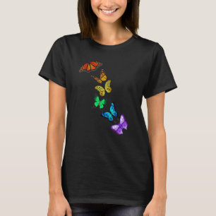 Pride Butterfly Lgbt Men Women Youth Subtle 1 T-Shirt