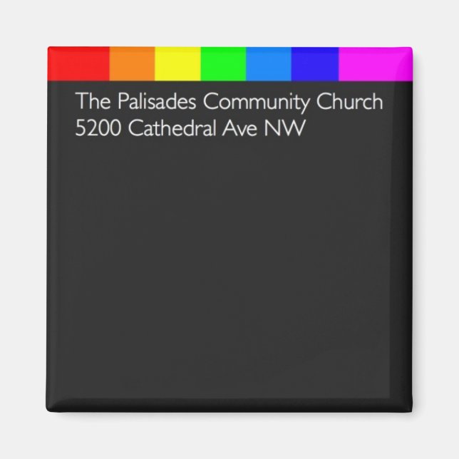 Pride Button Magnet (Front)