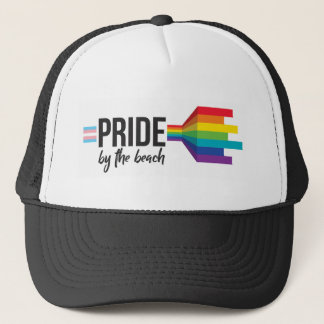 Pride by the Beach trucker hat
