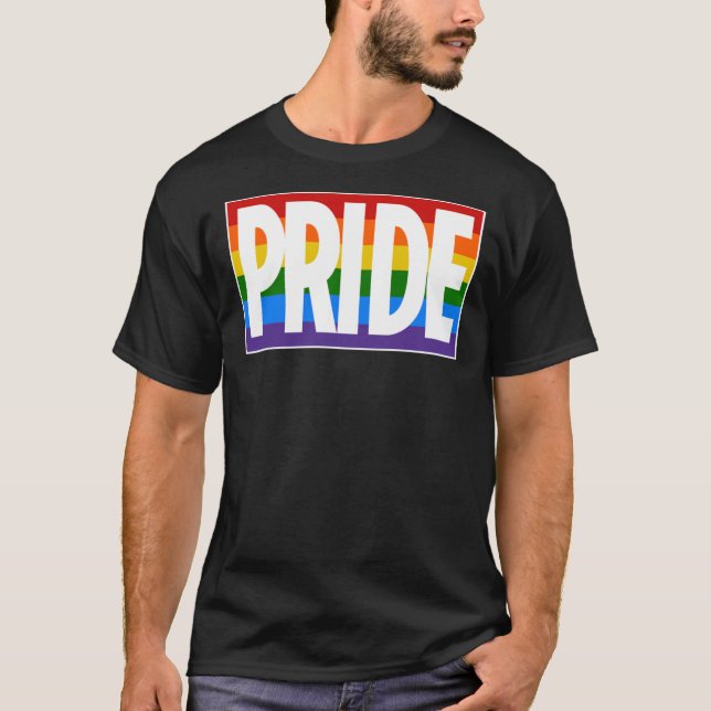 PRIDE. Celebrate In This Rainbow, Marvel, Superher T-Shirt (Front)
