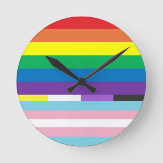 Pride Circle  Round Clock