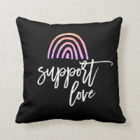 Pride Colourful Glitter Rainbow Black