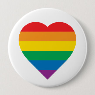 Pride | Colourful Rainbow Design 10 Cm Round Badge