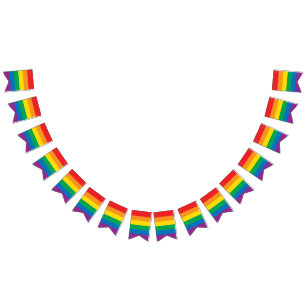 Pride   Colourful Rainbow Design Bunting