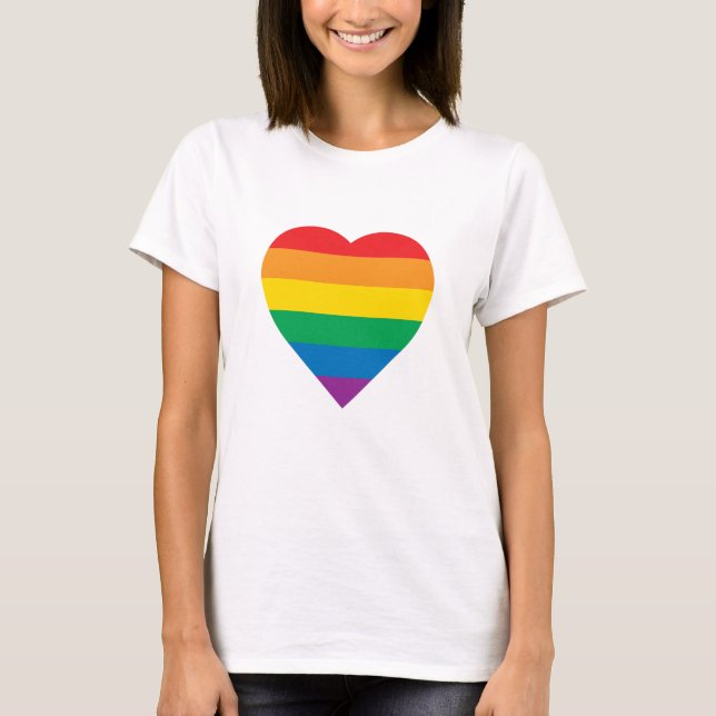 Pride | Colourful Rainbow Design T-Shirt (Front)