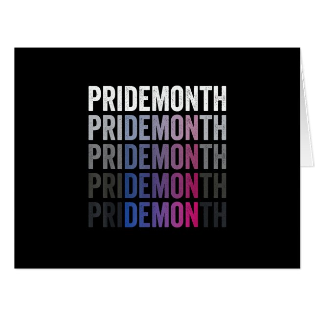 Pride Demon Bisexual Bi Pride Month LGBTQ Gay Lesb (Front Horizontal)