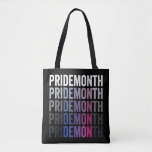 Pride Demon Bisexual Bi Pride Month LGBTQ Gay Lesb Tote Bag
