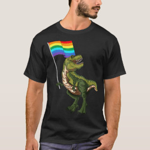 Pride Dinosaur Lgbt Gay Lesbian Transgender Trans  T-Shirt