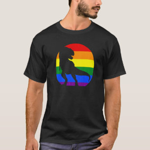 Pride Dinosaur Lgbt Gay Lesbian Transgender Trans  T-Shirt