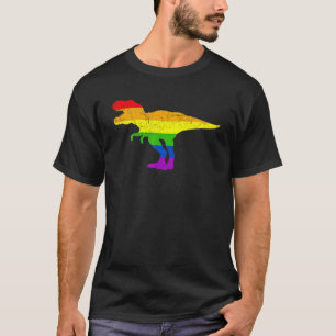 Pride Dinosaur Lgbt Gay Lesbian Transgender Trans  T-Shirt
