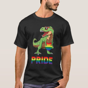Pride Dinosaur Lgbtq Gay Lesbian Transgender Trans T-Shirt