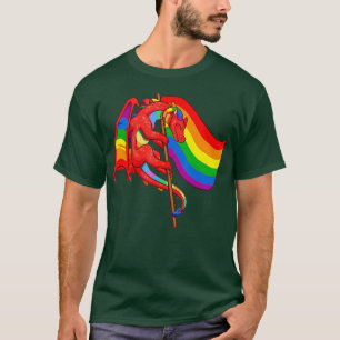 Pride Dragons LGBT Gay Lesbian Transgender Trans N T-Shirt