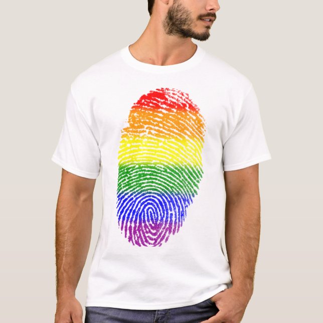 pride fingerprint T-Shirt (Front)