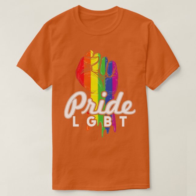 Pride Fist LGBT T-Shirt (Design Front)