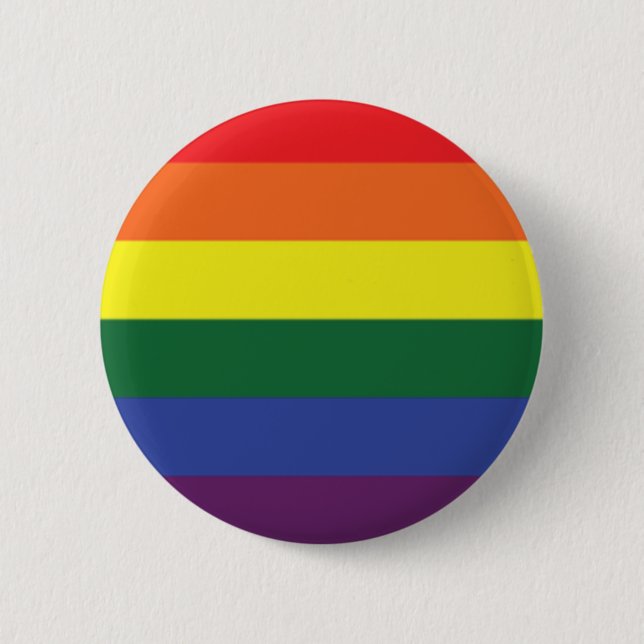 Pride Flag Button LGBT badge (Front)
