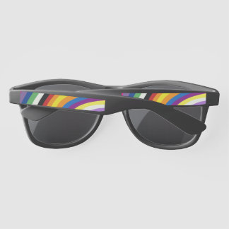 Pride Flag Colourful Stripes Pattern Sunglasses