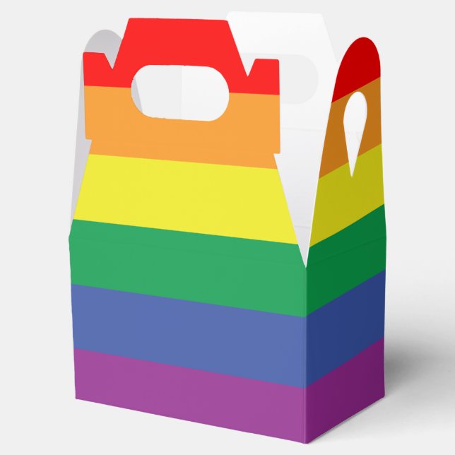 Pride Flag Favour Box (Opened)