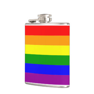 Pride Flag  Hip Flask