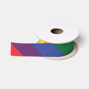 Pride Flag LGBT Satin Ribbon