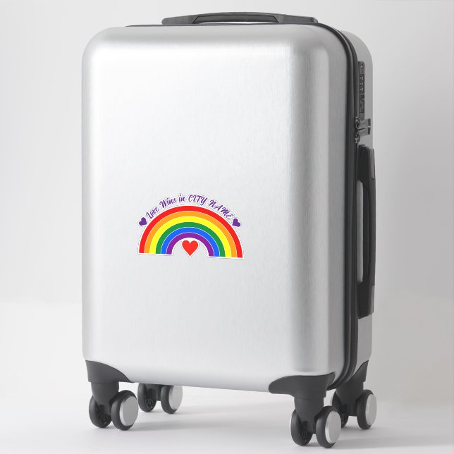 Pride Flag Rainbow (Suitcase)
