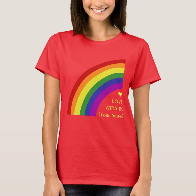 Pride Flag Rainbow T-Shirt (Front)