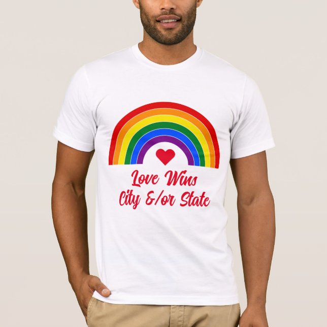 Pride Flag Rainbow T-Shirt (Front)