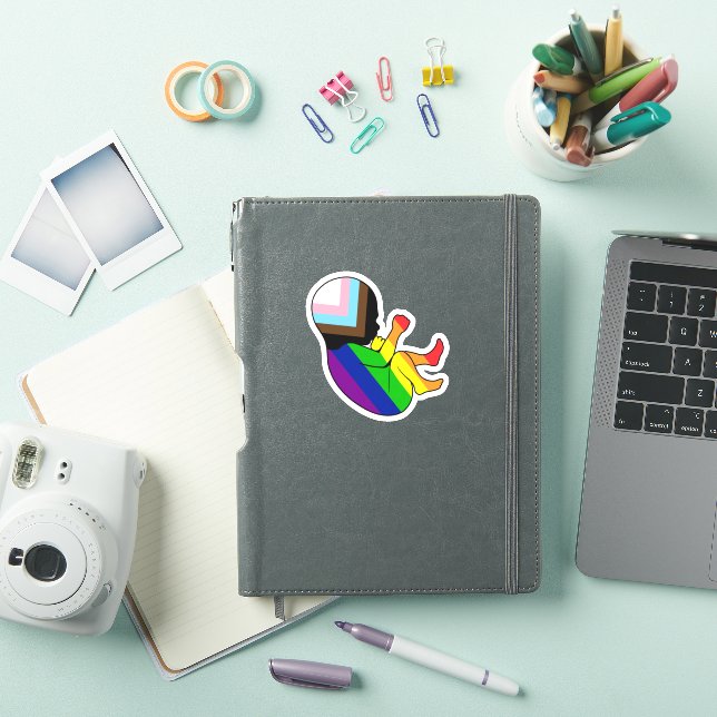 Pride Foetus Sticker (iPad Cover)