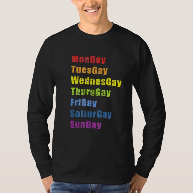 Pride Gay Agenda  Love LGBT Tee (Front)