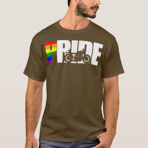 Pride, gay biker, LGBT motorcycle club, gay pride  T-Shirt