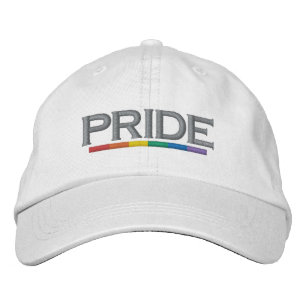PRIDE Gay Pride Rainbow Flag Cool and Modern Embroidered Hat