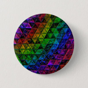Pride Glass  6 Cm Round Badge