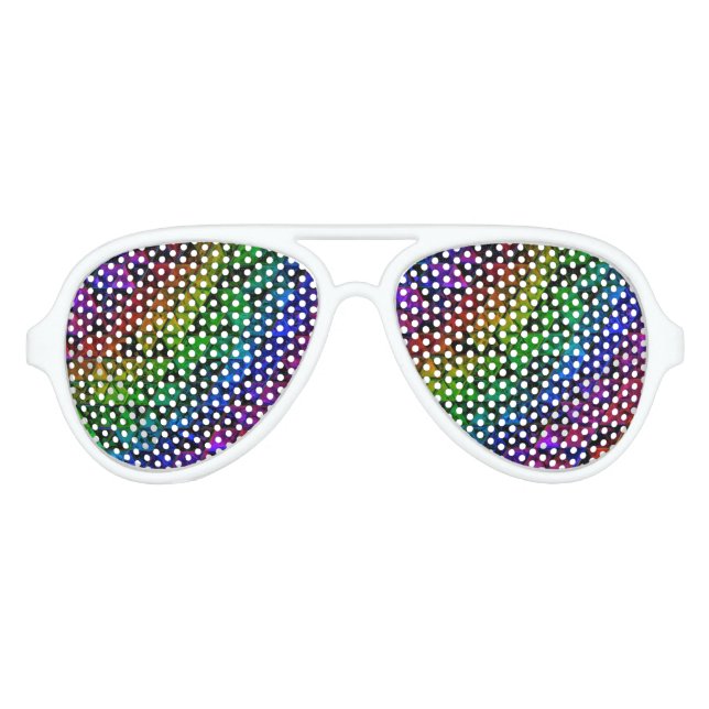 Pride Glass  Aviator Sunglasses (Front)